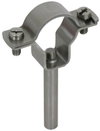 Leitungshalter fuer HVI-power-Leitung D 27-30mm m. Stab D 10mm L 75mm NIRO