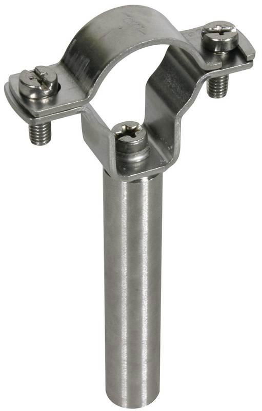 Leitungshalter fuer HVI-power-Leitung D 27-30mm m. Stab D 16mm L 85mm NIRO