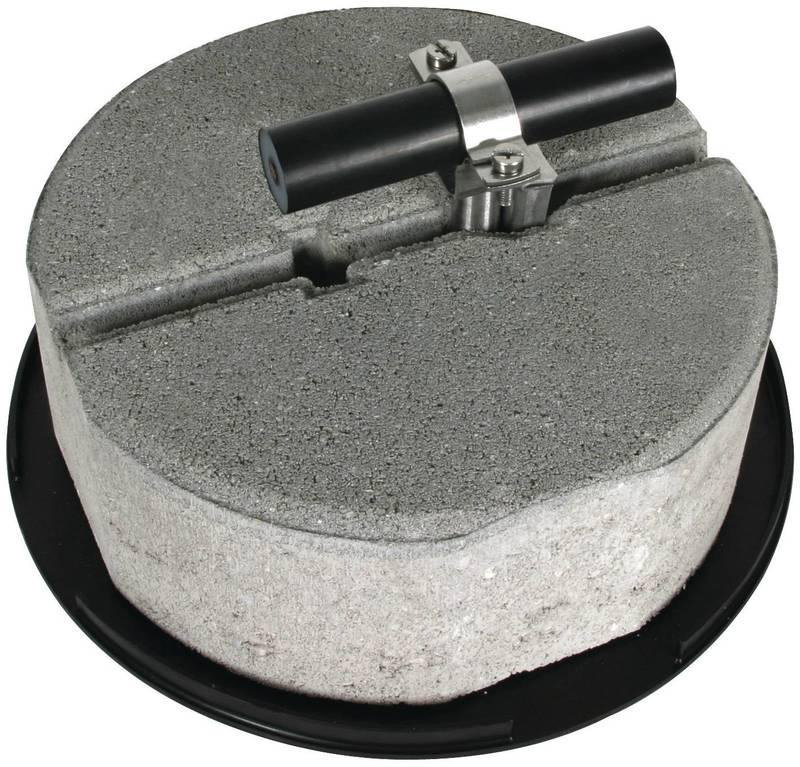 Dachleitungshalter m. Grundplatte u.Be- tonsockel f.HVI-power-Leit. 27-30mm-SET-