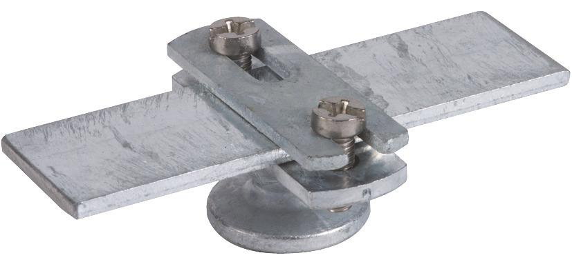 Leitungshalter m. Abdeckbund ZG f. Fl -30mm St/tZn m. Innengewinde M8