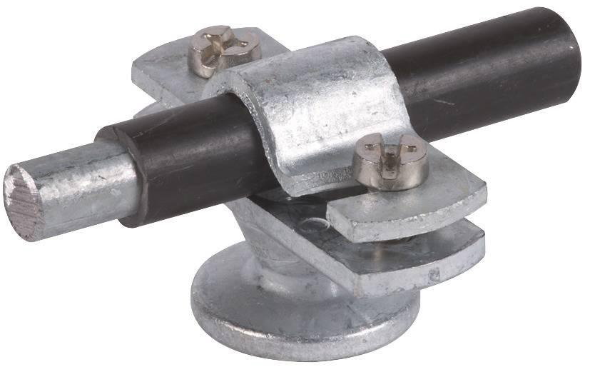 Leitungshalter mit Abdeckbund ZG fuer Rd 11-13mm St/tZn mit Innengewinde M8