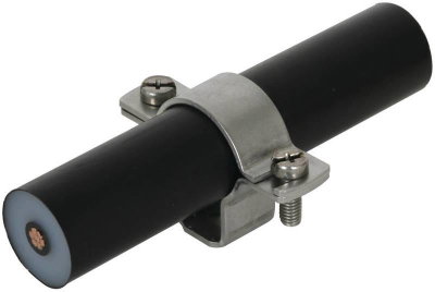 Leitungshalter fuer HVI-power-Leitung D 27-30mm mit Langloch 10x5,5mm NIRO