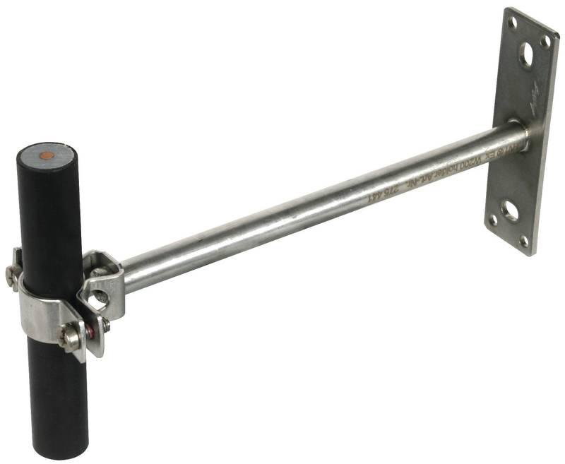 HVI-Ex W200 holder f. Leitung D 20mm AS 200mm m. Befestigungsplatte NIRO