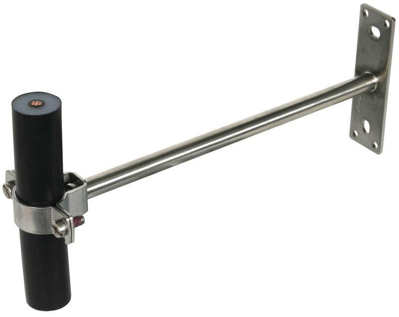 HVI-Ex W240 holder f. Leitung D 27mm AS 240mm m. Befestigungsplatte NIRO