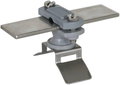 Halter a. PA f. Fl 30mm Rd 6-11mm m. Be- festigungsteil NIRO f. Spannb. 14x0,3mm