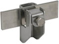 Flachband-Rundleitungshalter NIRO f. Fl...11mm Rd 6.10mm Wandabstand 11mm