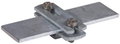 Flachbandhalter f. Fl 30mm St/tZn m. Langloch 6,5x16mm