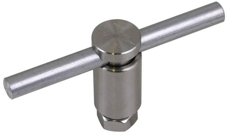 KS-Verbinder NIRO f. Rd 6-10mm, lange Ausfuehrung, einteilig m. Federring