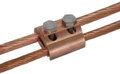 Parallelverbinder Cu f. unterschiedliche Durchmesser Rd 5-16mm / 16-150mm*2