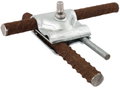 Maxi-MV-Klemme St/tZn f. Rd 8-16 / 15-25mm m. Abreissschraube M12x65mm