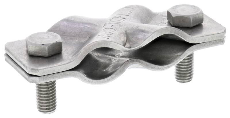 SVP-Klemme Niro(V4A) f.Rd 8-10/8-10mm - Rd 8-10/Fl 30mm -Fl 30/30mm o.Zwischenpl