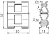 DEHNclip Bewehrungsklemme St/blank f. Rd 6mm / Rd 10mm