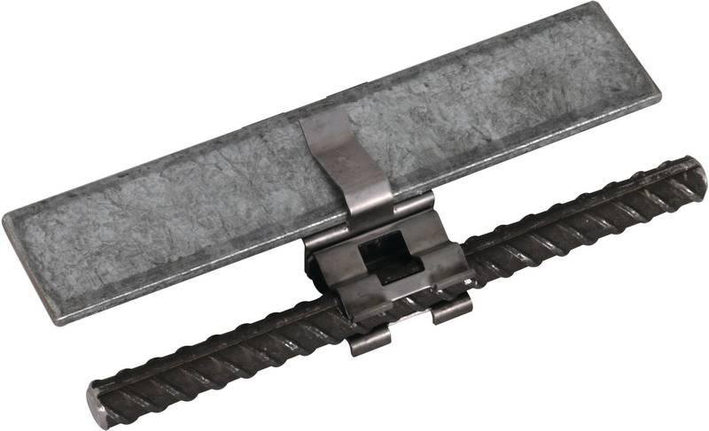DEHNclip Bewehrungsklemme St/blank f. Rd 8mm / FL 30mm