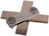 SV-Klemme NIRO (V4A) f. Fl 30/Fl 30mm m. Schrauben u. Muttern M10