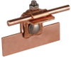 Falzklemme Cu Klemmbereich 0,7-8mm gewinkelt m. Klemmbock f. Rd 6-10mm