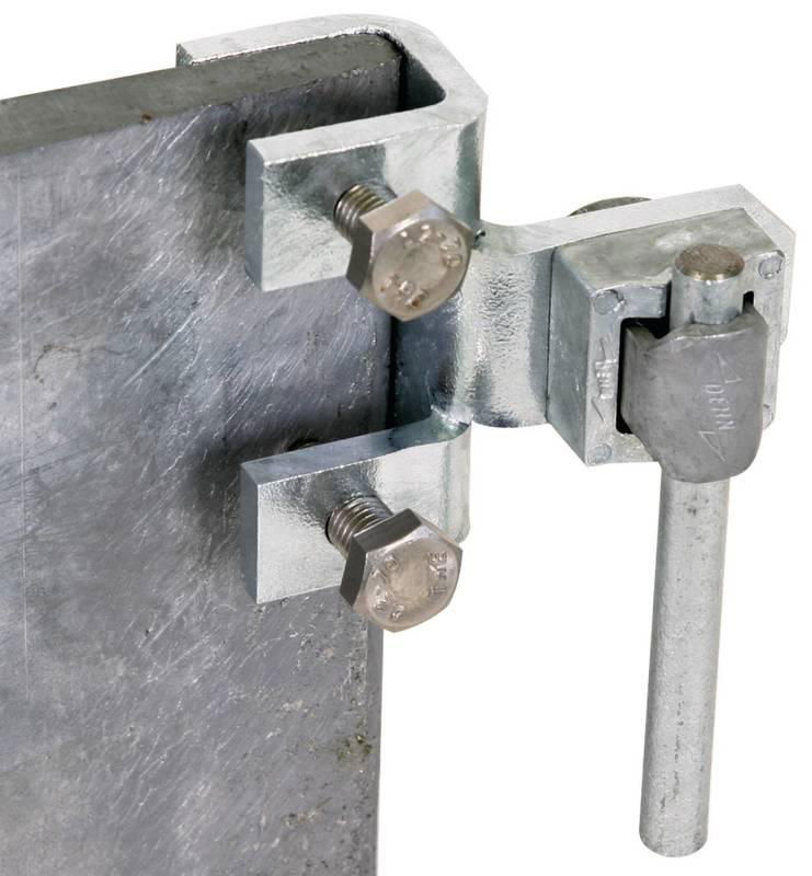 Anschlussklemme  senkrecht St/tZn f. Profile 3-18mm m. KS-Verbinder