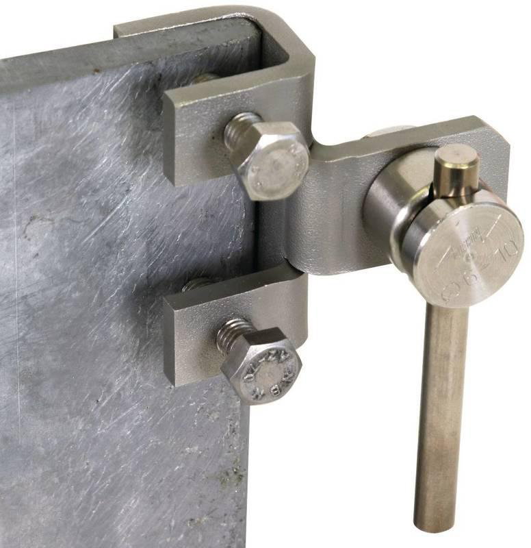 Anschlussklemme  senkrecht NIRO f. Profile 3-18mm m. KS-Verbinder
