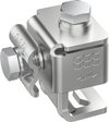 Anschlussklemme mit Klinge Niro f. Profile 3-20mm m. Doppelueberleger