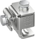 Anschlussklemme mit Klinge Niro f. Profile 3-20mm m. Doppelueberleger
