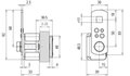 Anschlussklemme mit Klinge St/tZn f. Profile 3-20mm m. Anschlusslasche