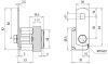 Anschlussklemme mit Klinge Niro f. Profile 3-20mm m. Anschlusslasche