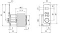 Anschlussklemme mit Klinge St/tZn f. Profile 20-36mm m. Anschlusslasche