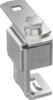 Anschlussklemme mit Klinge Niro f. Profile 20-36mm m. Anschlusslasche