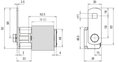 Anschlussklemme mit Klinge Niro f. Profile 36-52mm m. Anschlusslasche