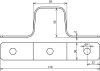 Dehnungsstueck aus Flachalu 30x2 mm