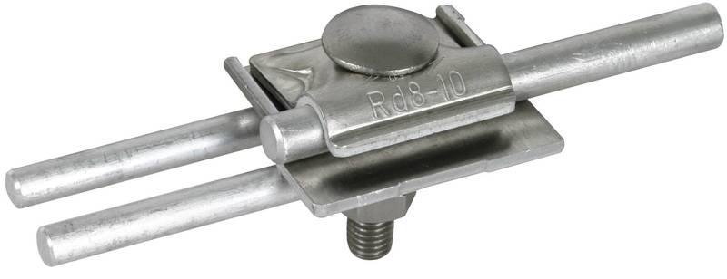 FS-Klemme D 10mm Al z. 2-fach-Anschluss f. Rd 8-10mm