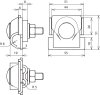 FS-Klemme D 16mm Al z. 2-fach-Anschluss f. Rd 8-10mm