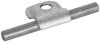 Klemmbock Rd 6-10mm St/tZn m. Bohrung D 9mm