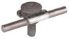 Klemmbock Rd 6-10mm St/tZn m. Flachrundschraube u. Mutter M10