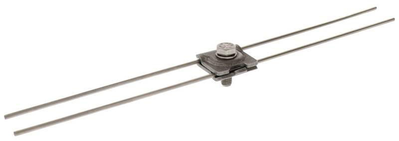 MMV-Klemme STBLANK f. Rd 3-10mm m. Sechskantschraube M8x30 mm St