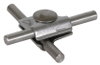 MV-Klemme NIRO (V4A) f. Rd 10mm m. Flachrundschraube