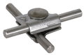MV-Klemme NIRO f. Rd 10mm m. Flachrundschraube
