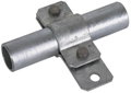 Erdungsrohrschelle D 17mm m. Anschlussbohrung D 11mm St/tZn