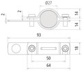 PA-Anschlusselement NIRO,, fuer HVI power und HVI ultra D 27mm