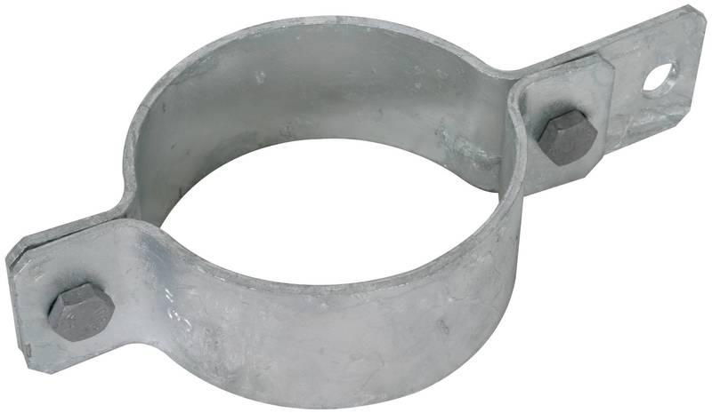 Erdungsrohrschelle D 89mm m. Anschlussbohrung D 11mm St/tZn