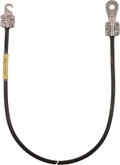 Erdungsleitung 10mm*2/L 0,6m schw. m.je 1 Kabelschuh (C)M8 u.(A)M5/M6