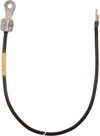 Erdungsleitung 10mm*2/L 0.6m sw mit 1 Kabelsch. (B)M8/10 und 1 Stift-KS
