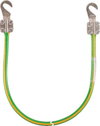 Erdungsleitung 16mm*2/L 3.0m gr/ge mit 2 Kabelschuhe (B) offen M8/M10