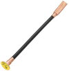 Kupfer-Kabel-Erdungsbruecke NYY-O mit Anschlussplatte M16 und Lasche 80X30mm L 2000mm