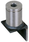 Edelstahl-Erdungsbruecke NIRO mit Gewinde M16 D 40mm H 105mm