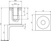 Edelstahl-Erdungsbruecke NIRO mit Gewinde M16 D 40mm H 105mm