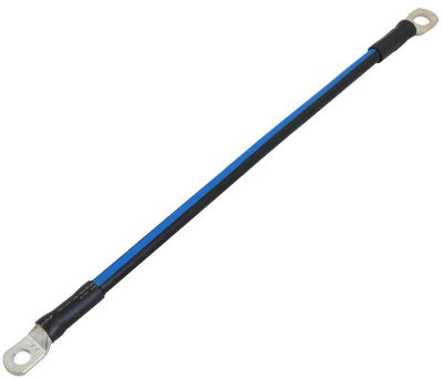 CuStAl-Kabel-Erdungsverbinder beidseitig mit Kabelschuh D 13/17mm L 500mm