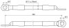 CuStAl-Kabel-Erdungsverbinder beidseitig mit Kabelschuh D 17mm L 500mm