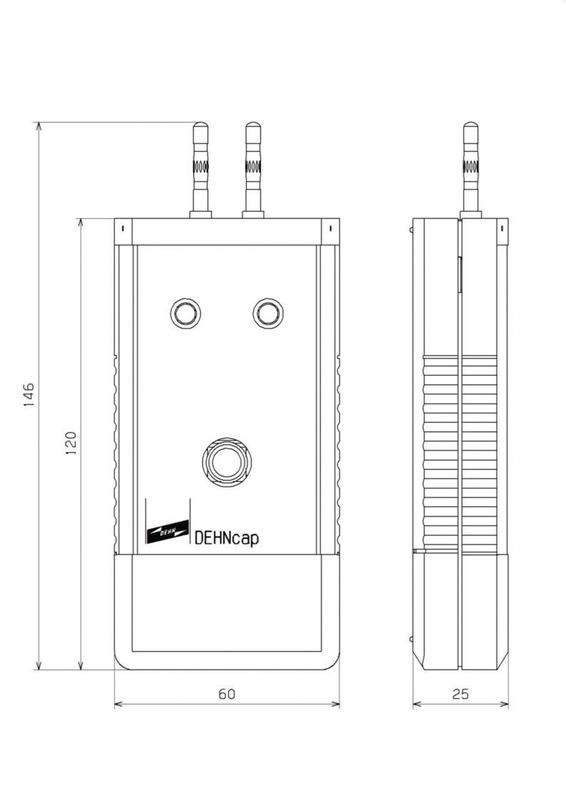 Spannungsanzeigegeraet DEHNcap A-LRM – Bild 2 von 2