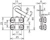 Erdungskabelschuh 6-16mm*2 Ausf. (A) offen M5/M6