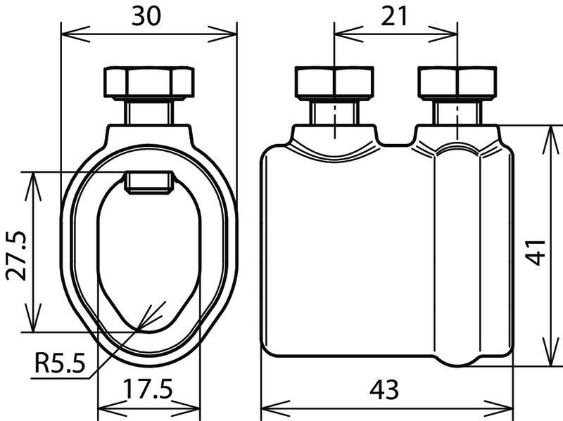 Trennmuffe f. Rd 16/7-10mm ZG geschlossene Ausfuehrung – Bild 2 von 2